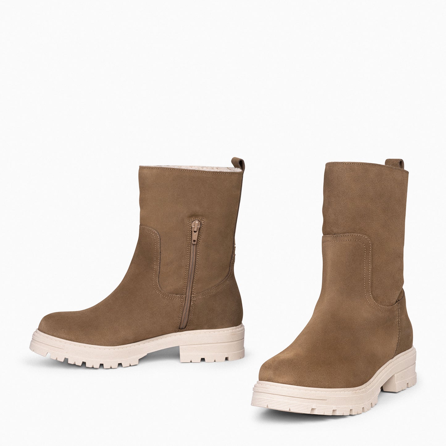 ALASKA - Bottine Femme Doublure Shearling CAMEL