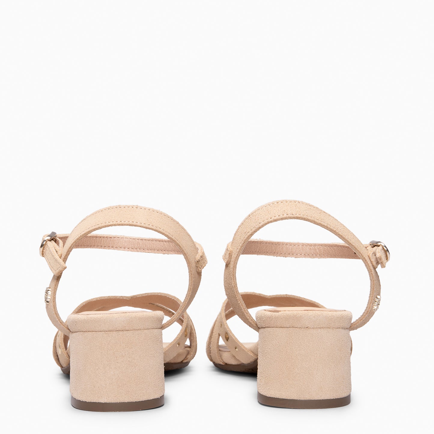 DAISY - Sandalias de tacón medio BEIGE