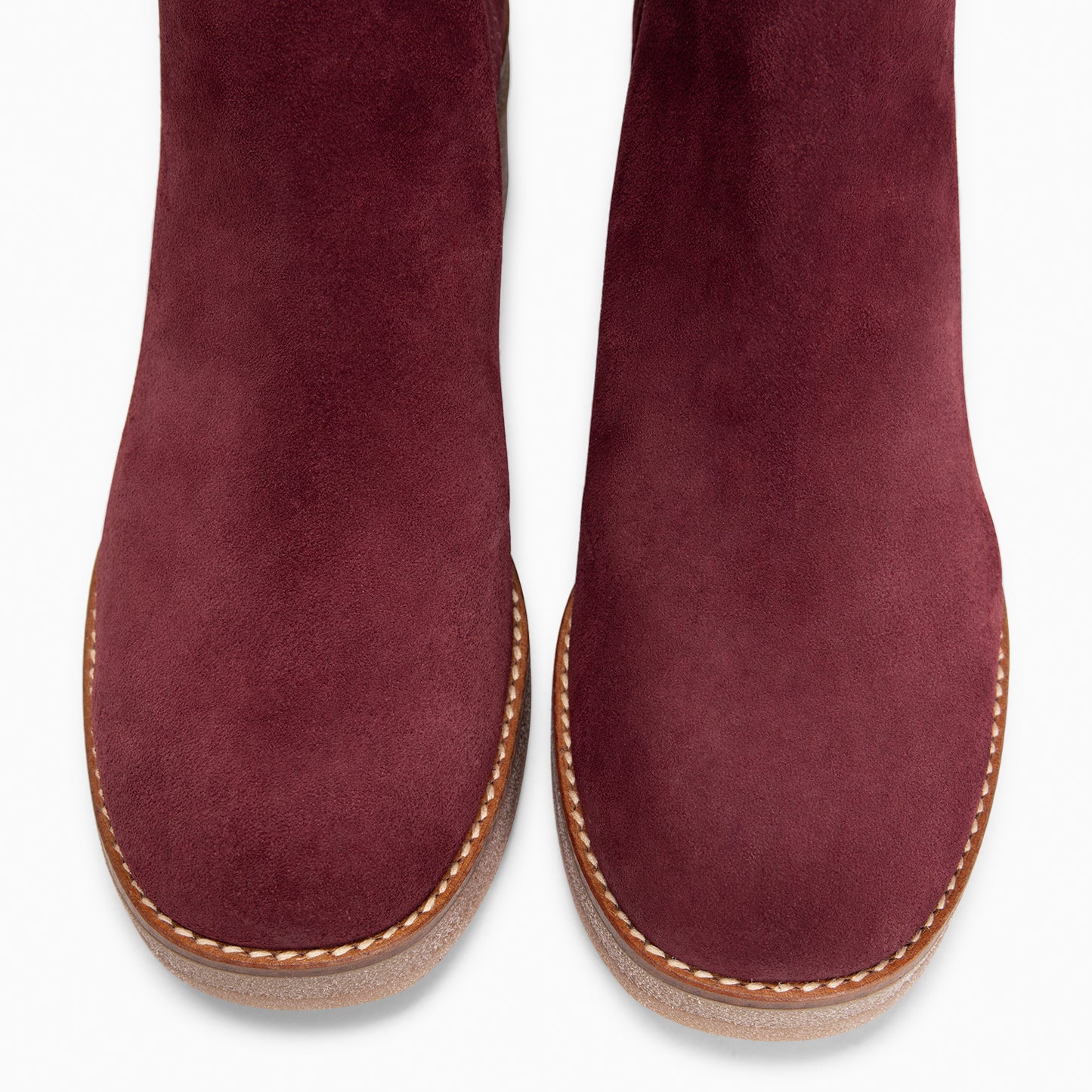 SWING - Botines casual de ante hidrófugo BURDEOS
