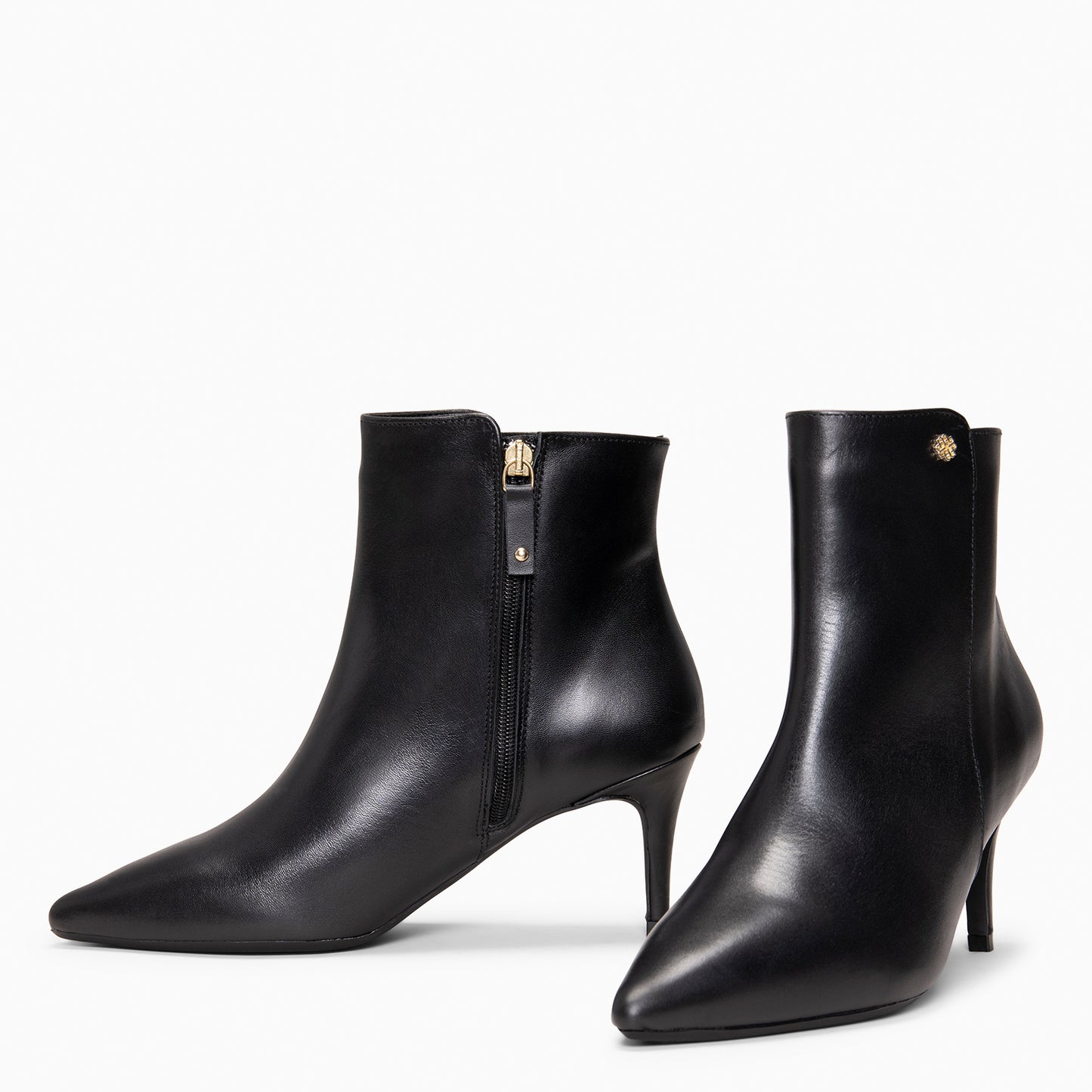 NIGHT - Botines de tacón de aguja NEGRO