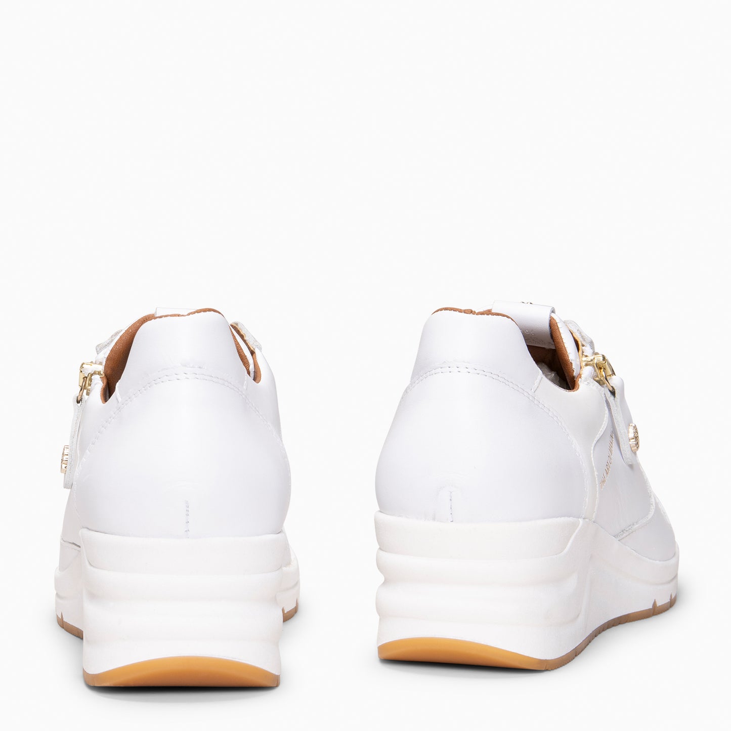 NIMES - Zapatillas deportivas con adorno cremallera BLANCO