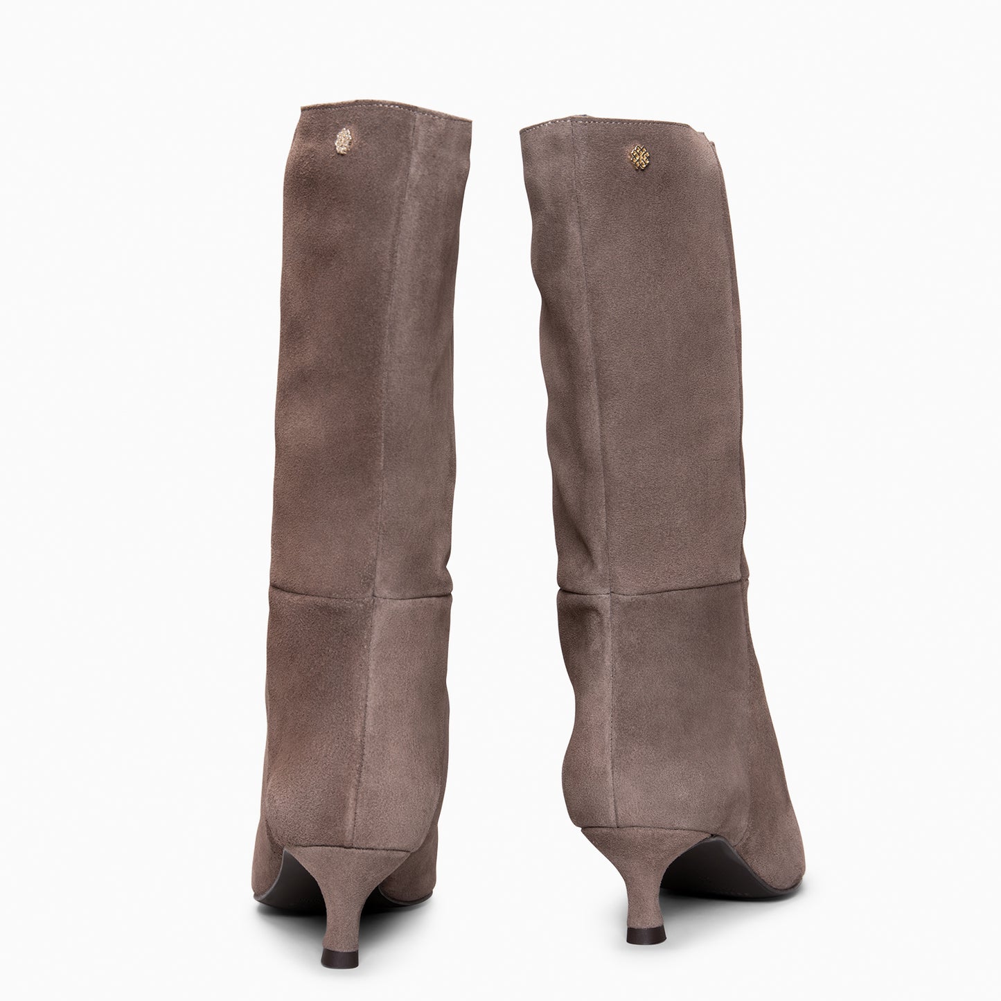 IMPERIAL - Botas con tacón kitten TAUPE