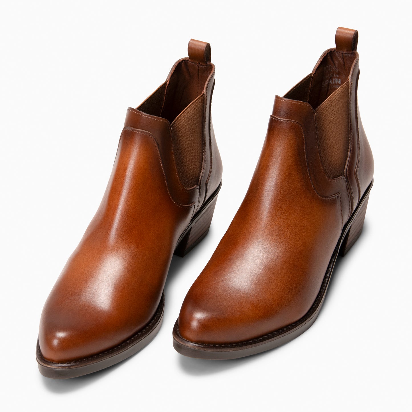 BILLY - Botines de tacón tipo Chelsea CUERO