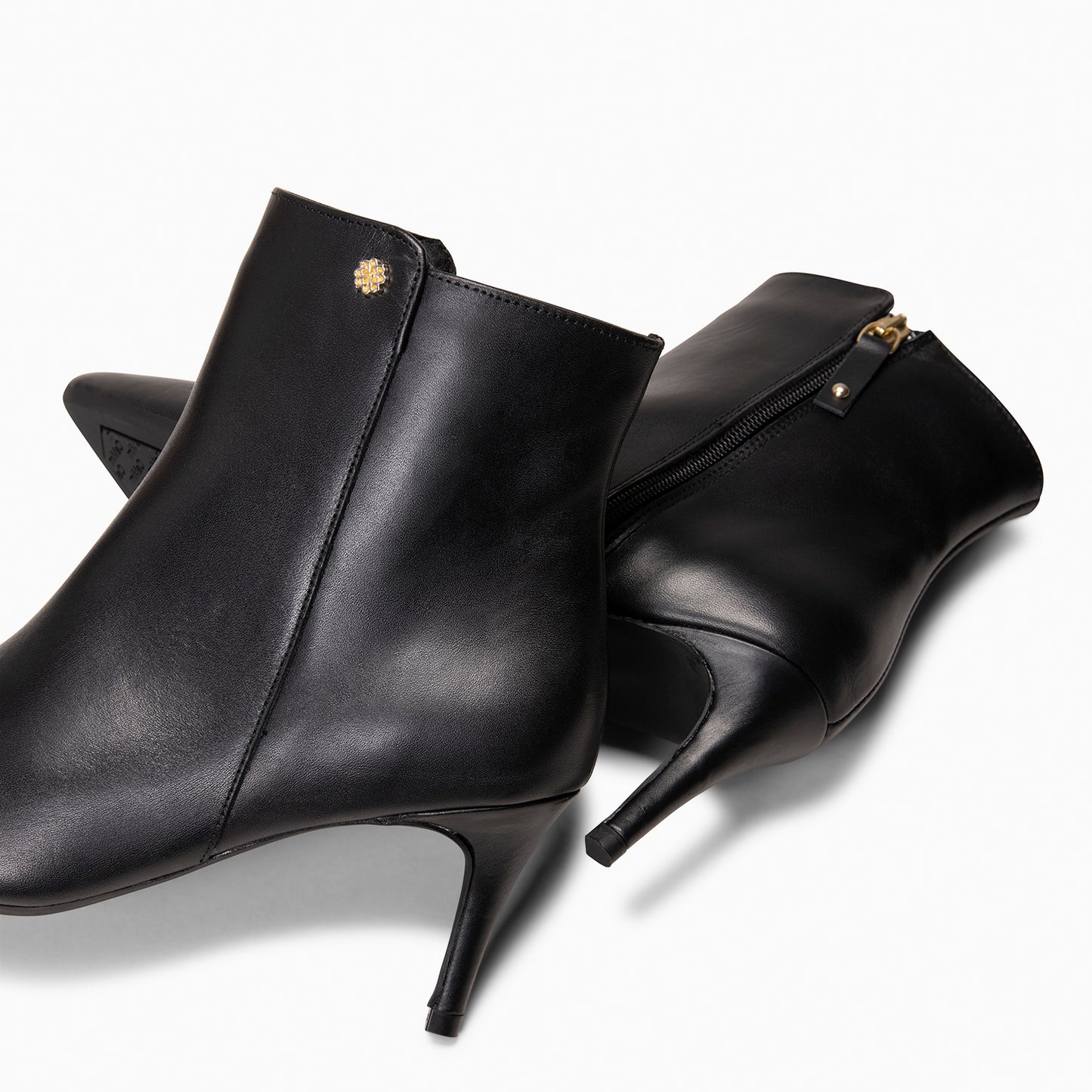 NIGHT - Botines de tacón de aguja NEGRO