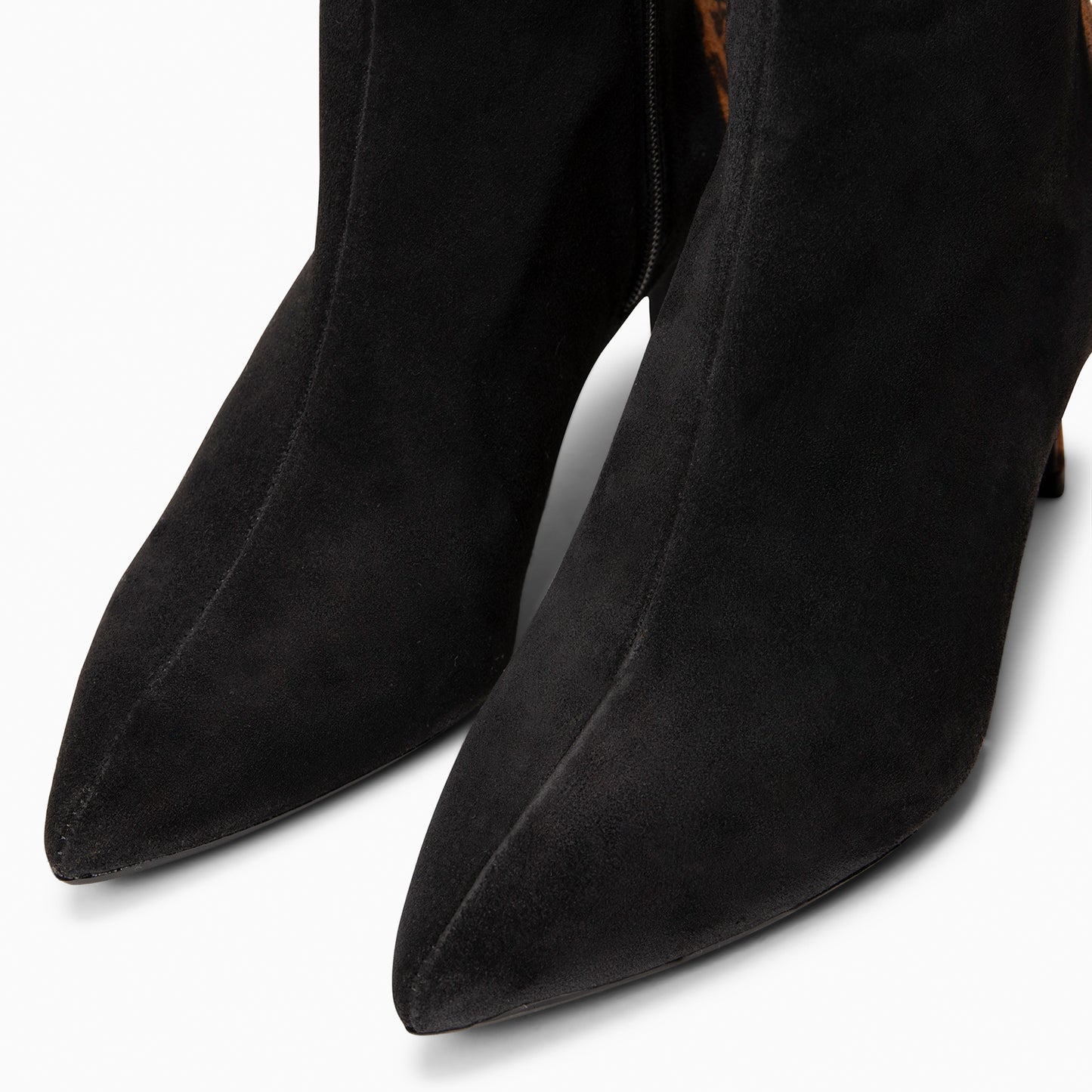 NIGHT - Botines elegantes de tacón fino NEGRO LEOPARDO