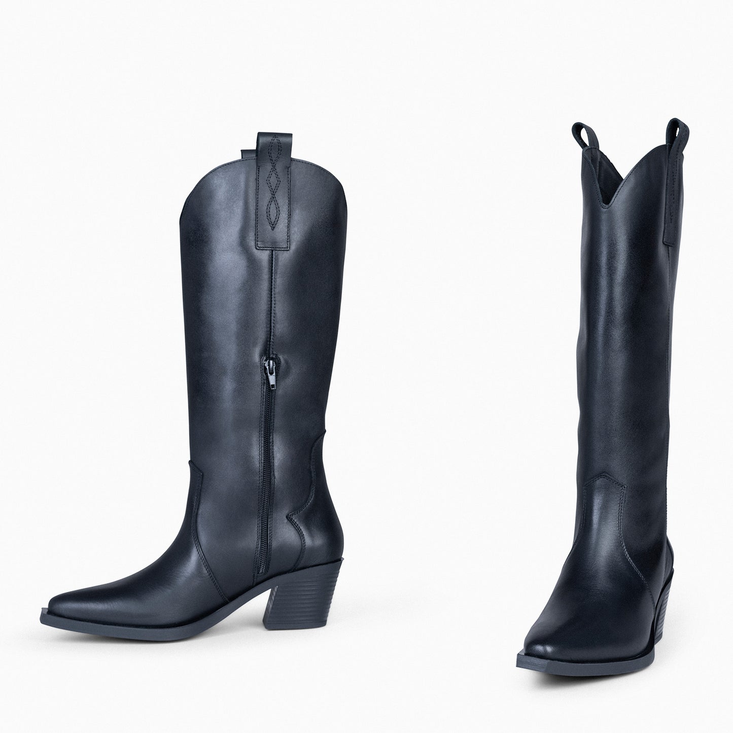 BELMONT - Botas de Cowboy mujer NEGRO