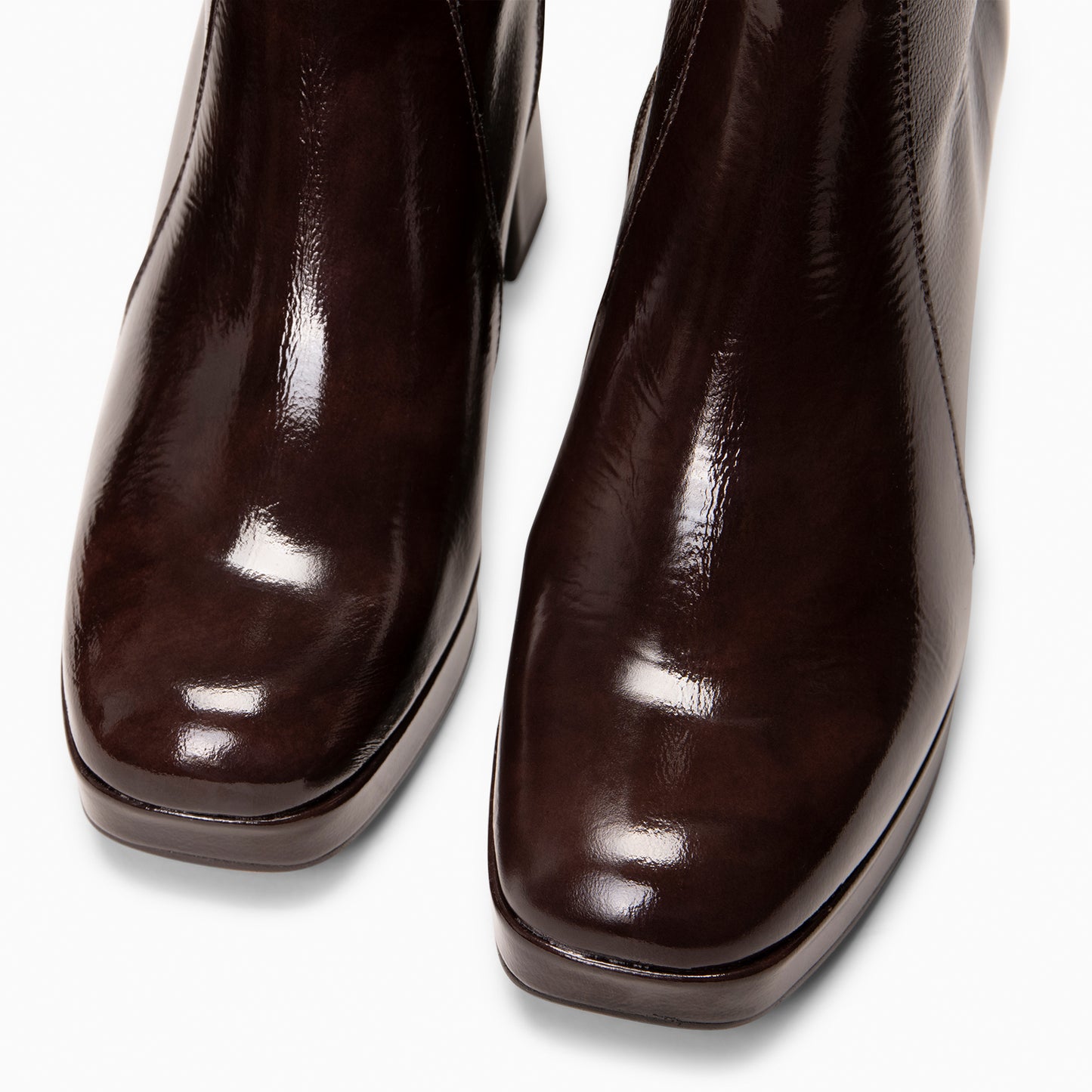 NOX - Botines de tacón alto MARRON