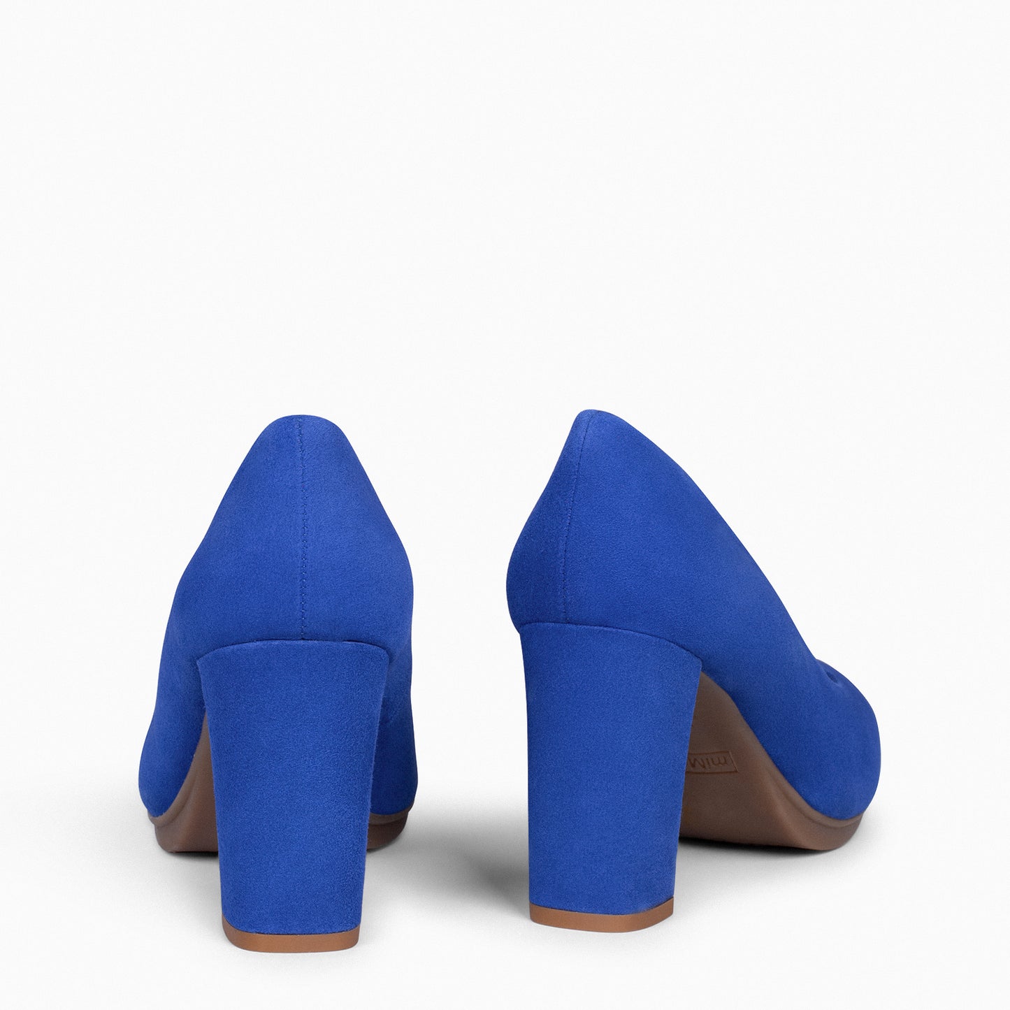 URBAN – Chaussures à talons en daim BLEU ÉLECTRIQUE