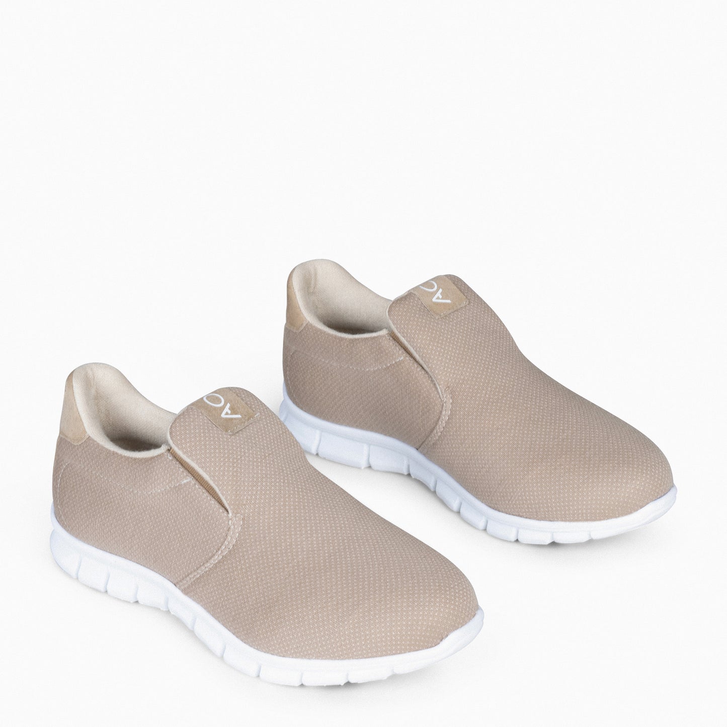 AIR - zapatilla calcetín de mujer TAUPE