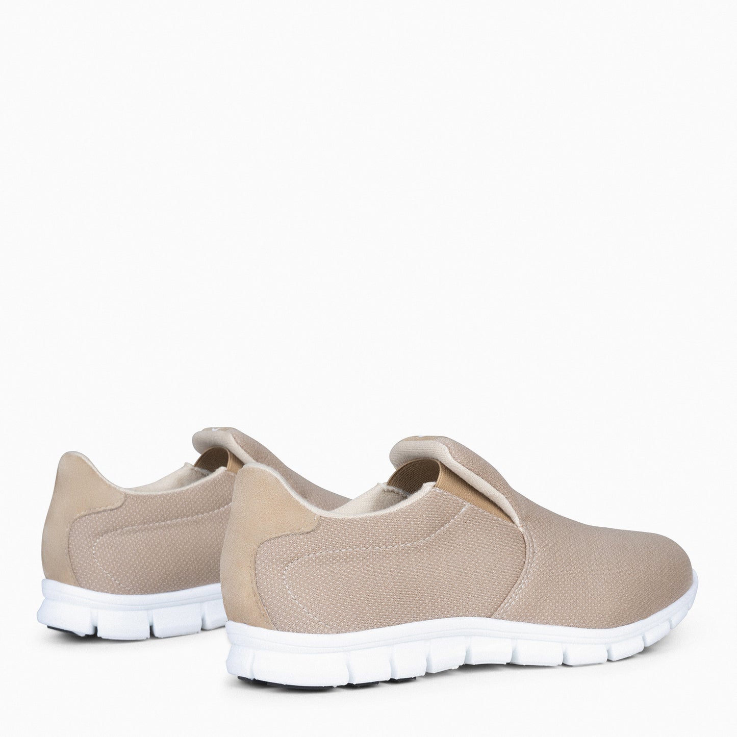 AIR - zapatilla calcetín de mujer TAUPE