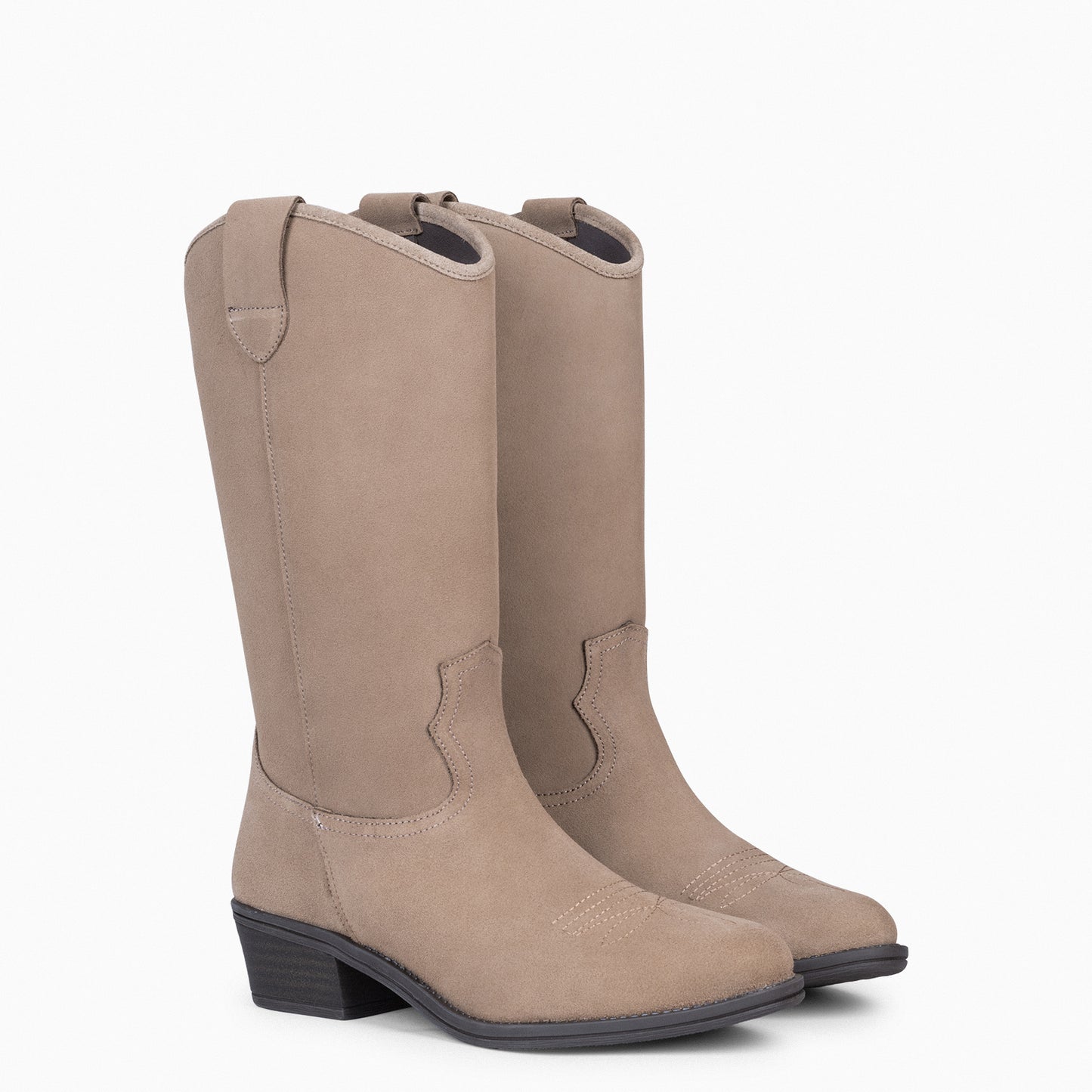 ONTARIO - Botas Cowboy para mujer TAUPE