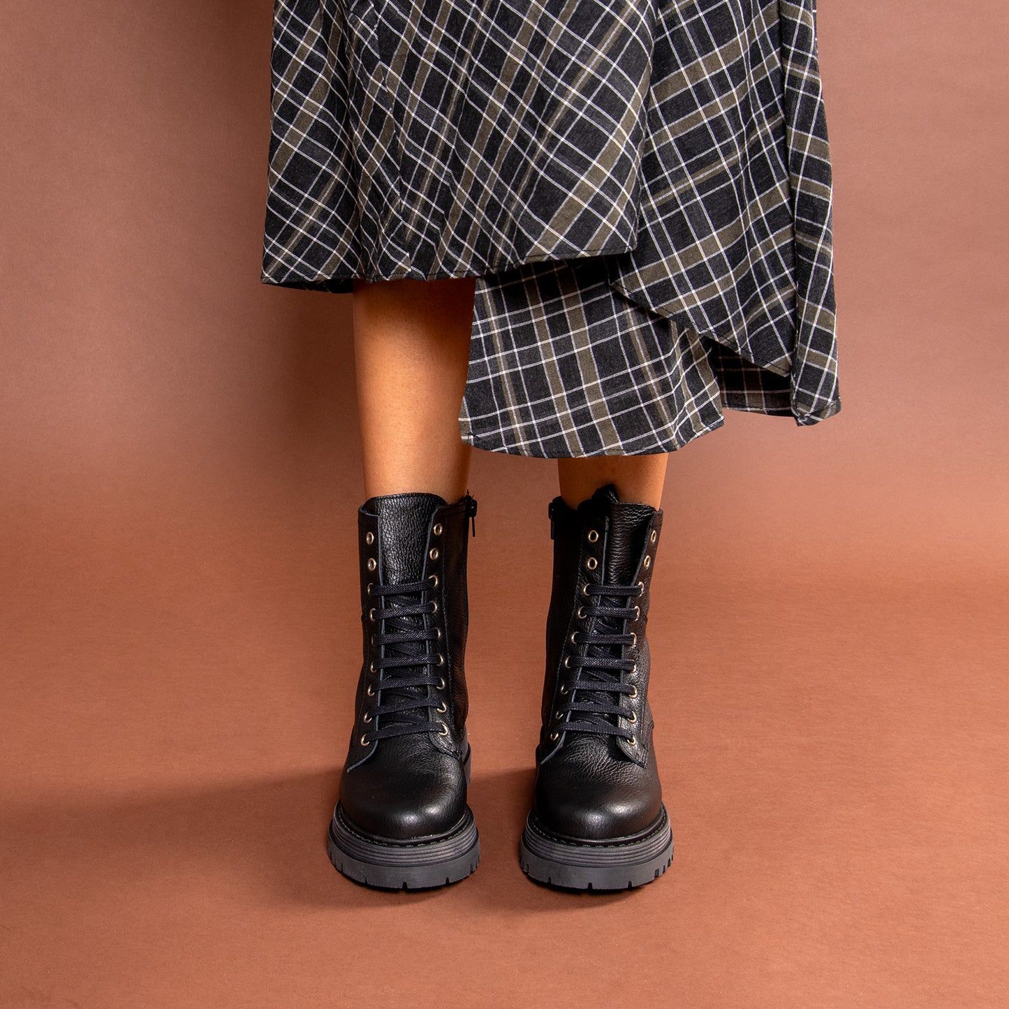 ROLLING – Bota militar NEGRO