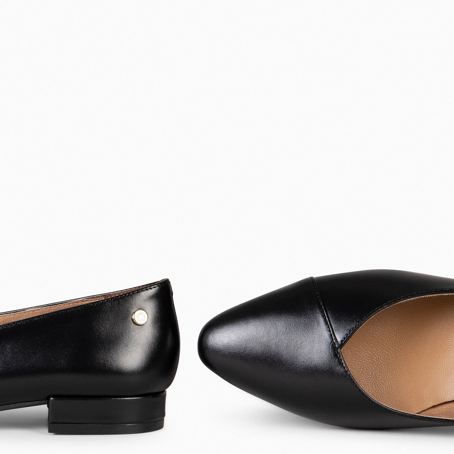 MARIE– Bailarinas tacón bajo NEGRO