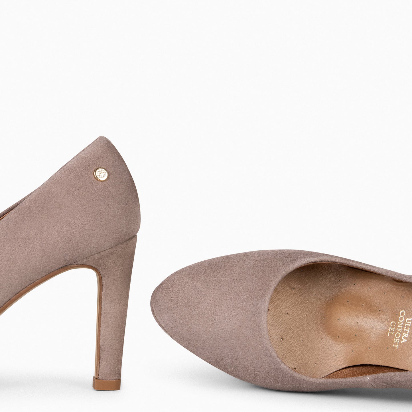 PLATFORM - Chaussures à talons hauts et plateforme TAUPE