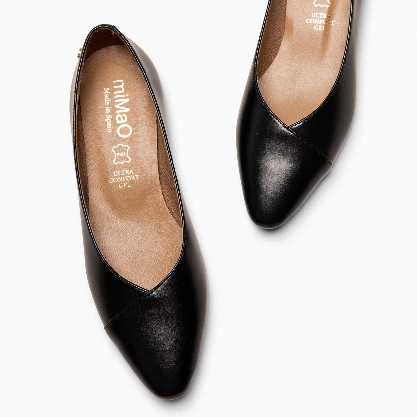 MARIE– Bailarinas tacón bajo NEGRO