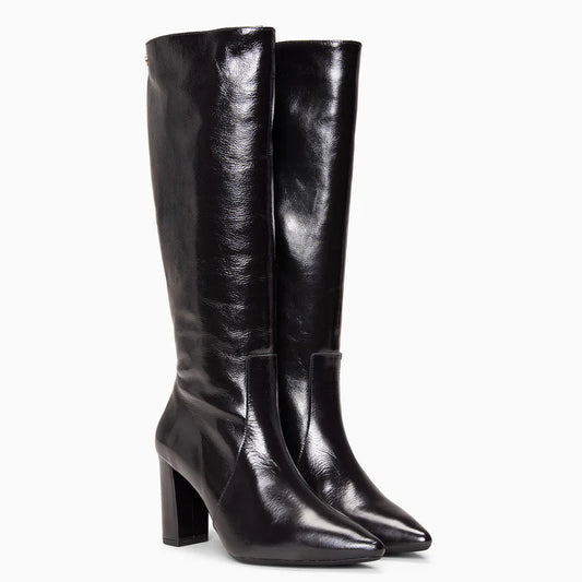SOHO - Botas de tacón alto NEGRO CHAROL