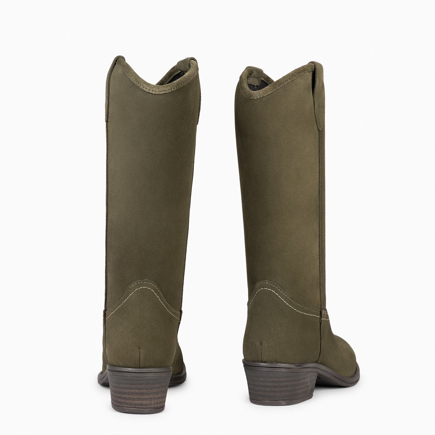 ONTARIO - Botas de cowboy femininas KHAKI