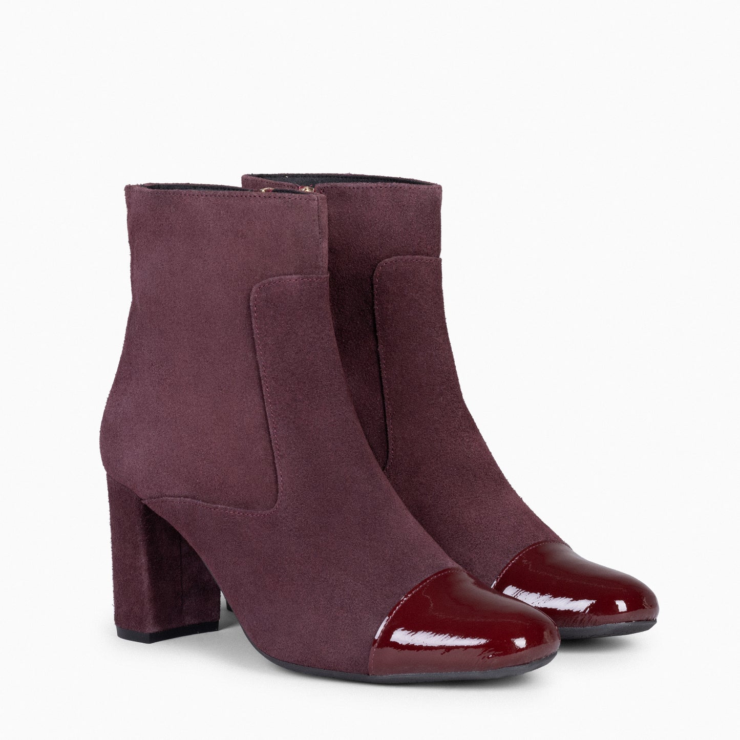 VARENNA - BORDEAUX Bottines à fermeture éclair pour femmes