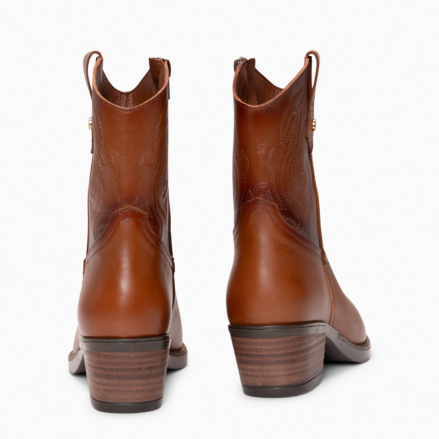 CRYRUS - Botines cowboy MARRON