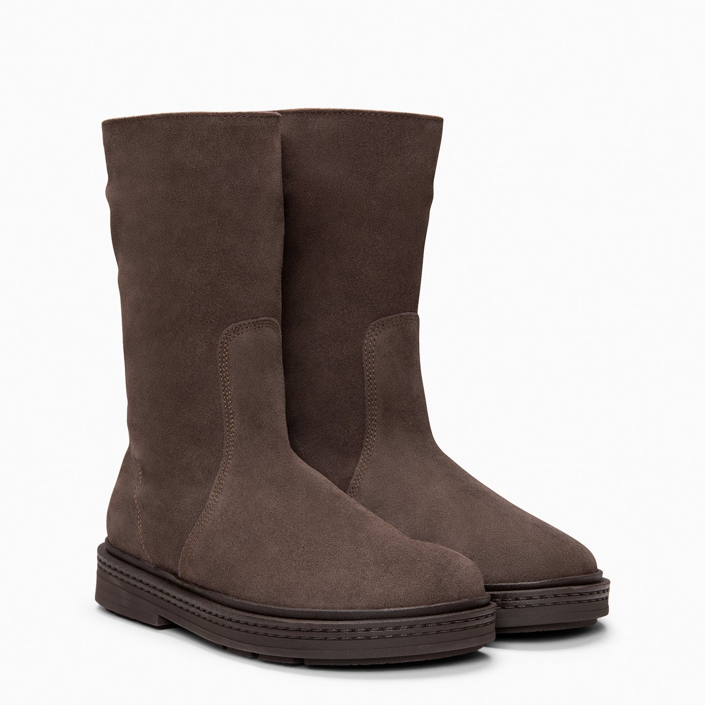 SNOW - Botines forrados de piel  MARRON