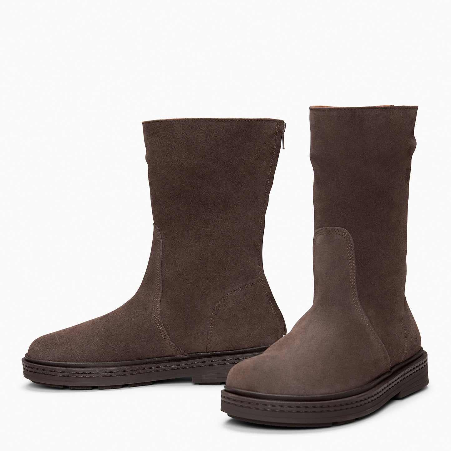 SNOW - Botines forrados de piel  MARRON