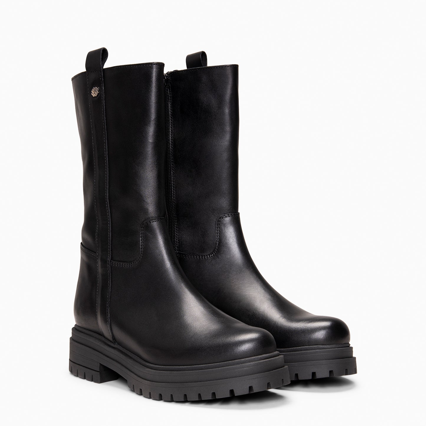 VENUS - Botines de caña alta NEGRO