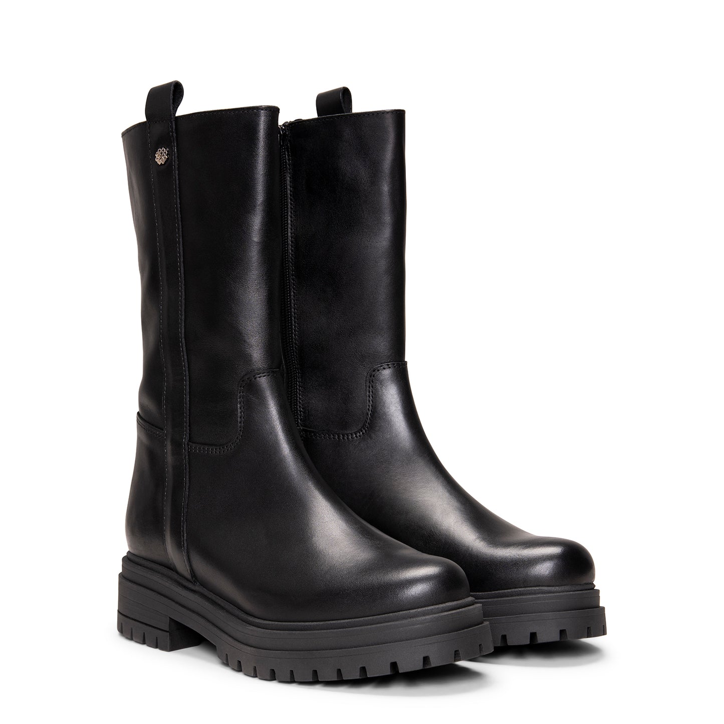 VENUS - Botines de caña alta NEGRO