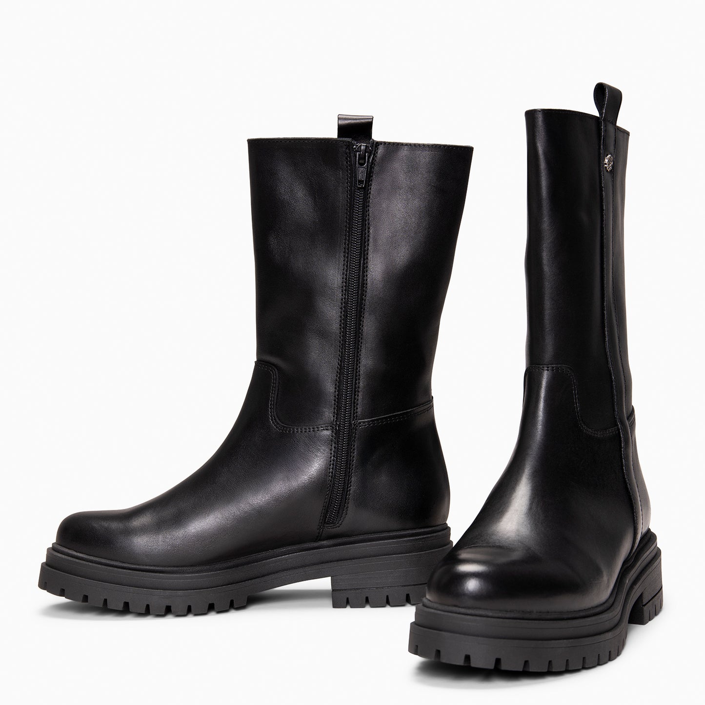 VENUS - Botines de caña alta NEGRO