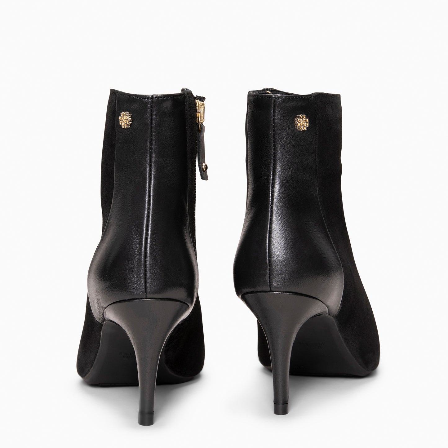 NIGHT - Botines elegantes de tacón fino NEGRO