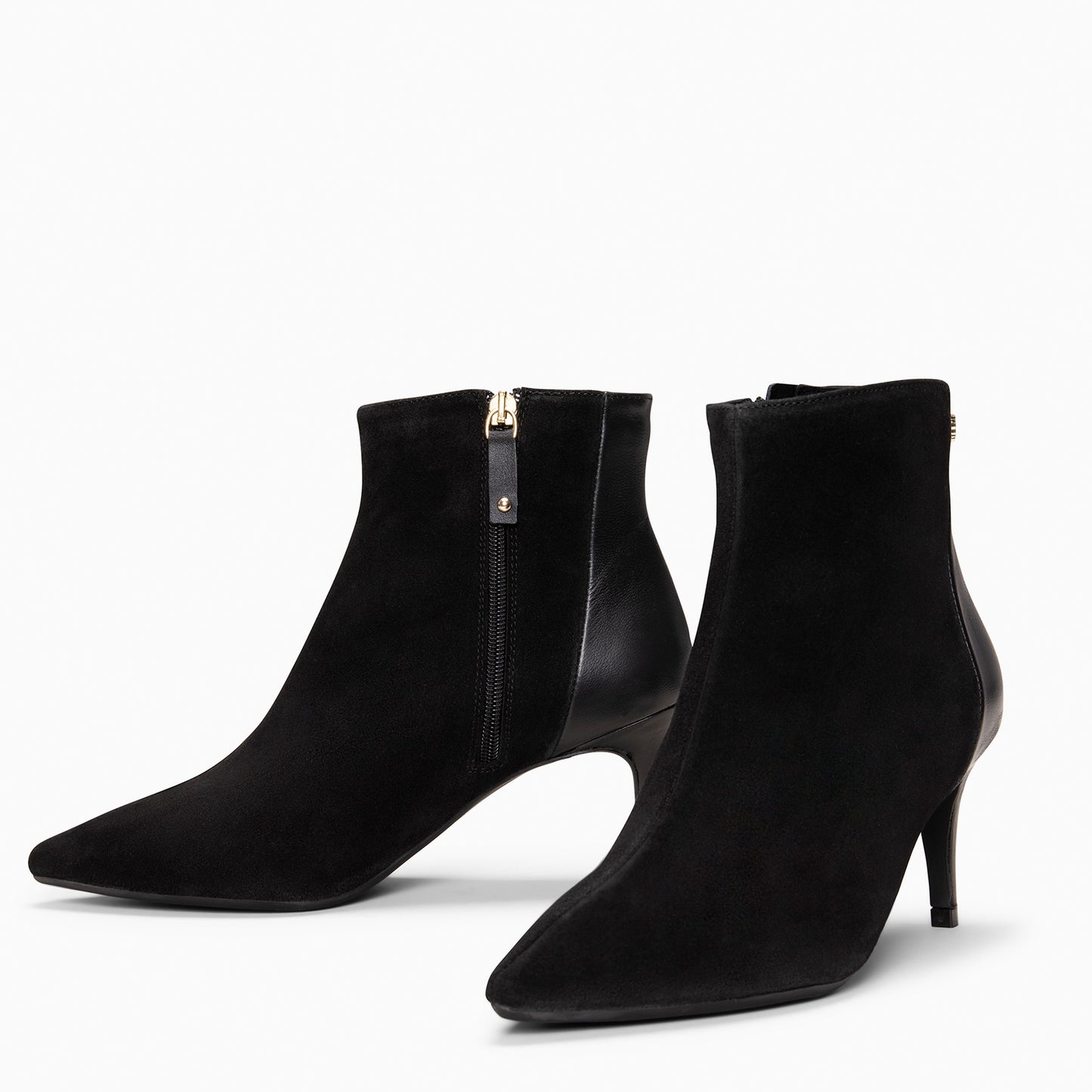 NIGHT - Botines elegantes de tacón fino NEGRO