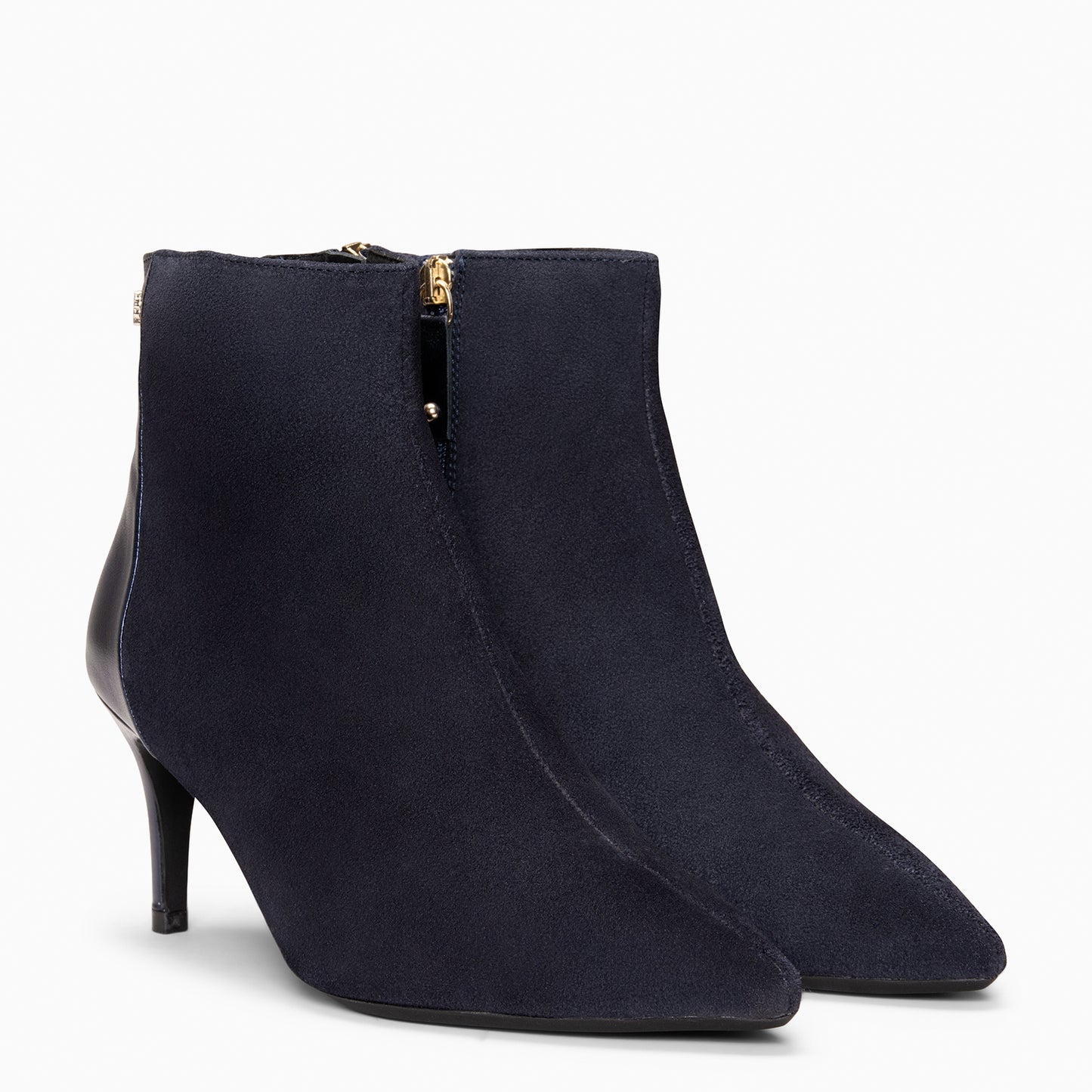 NIGHT - Botines elegantes de tacón fino MARINO