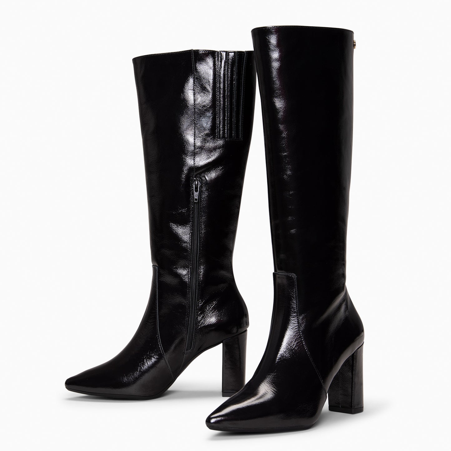 SOHO - Botas de tacón alto NEGRO CHAROL