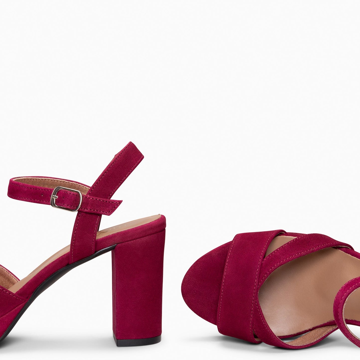 PARIS - Sandalias de fiesta con tacón alto y plataforma BURDEOS - miMaO ®