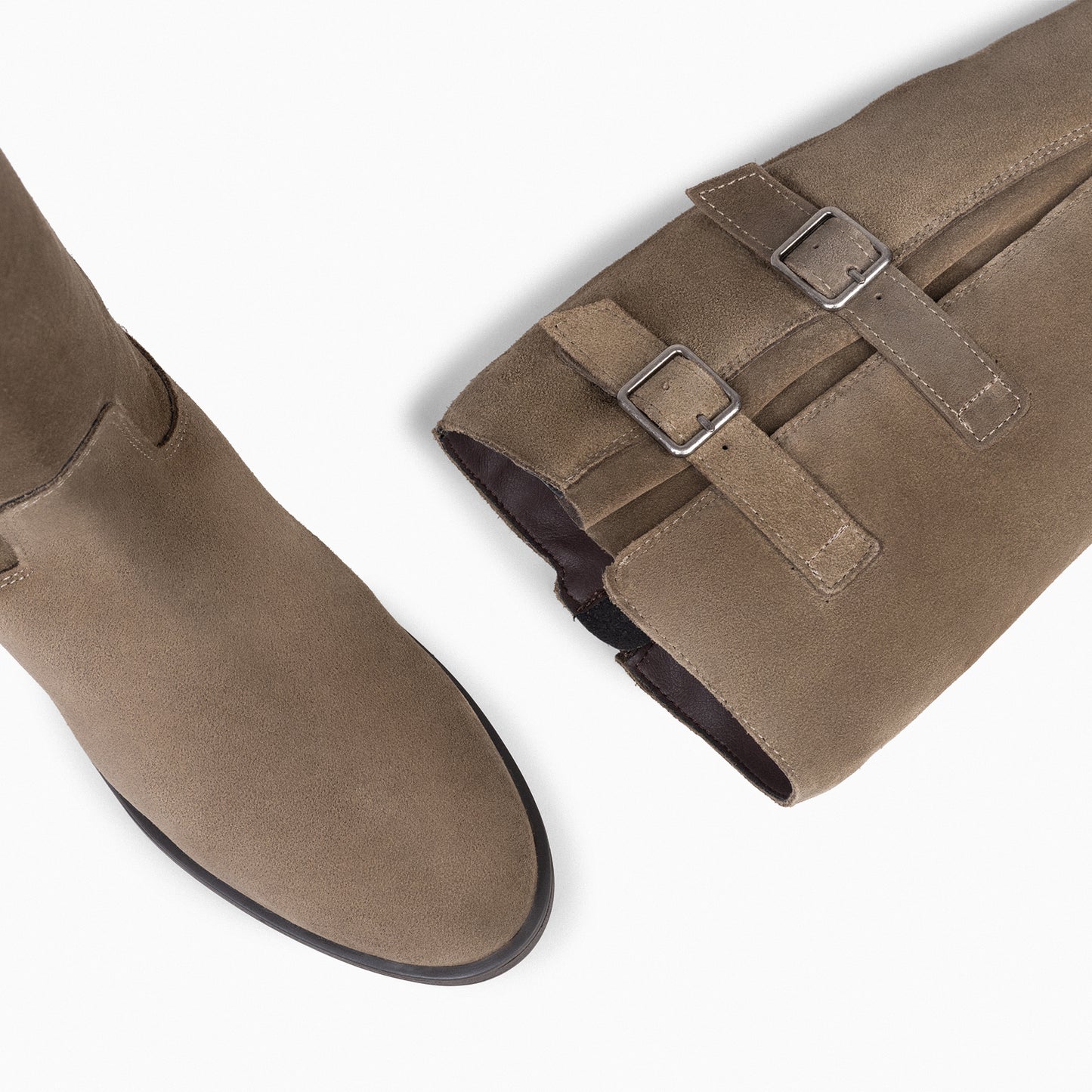 CORK - TAUPE Botte haute pour femmes