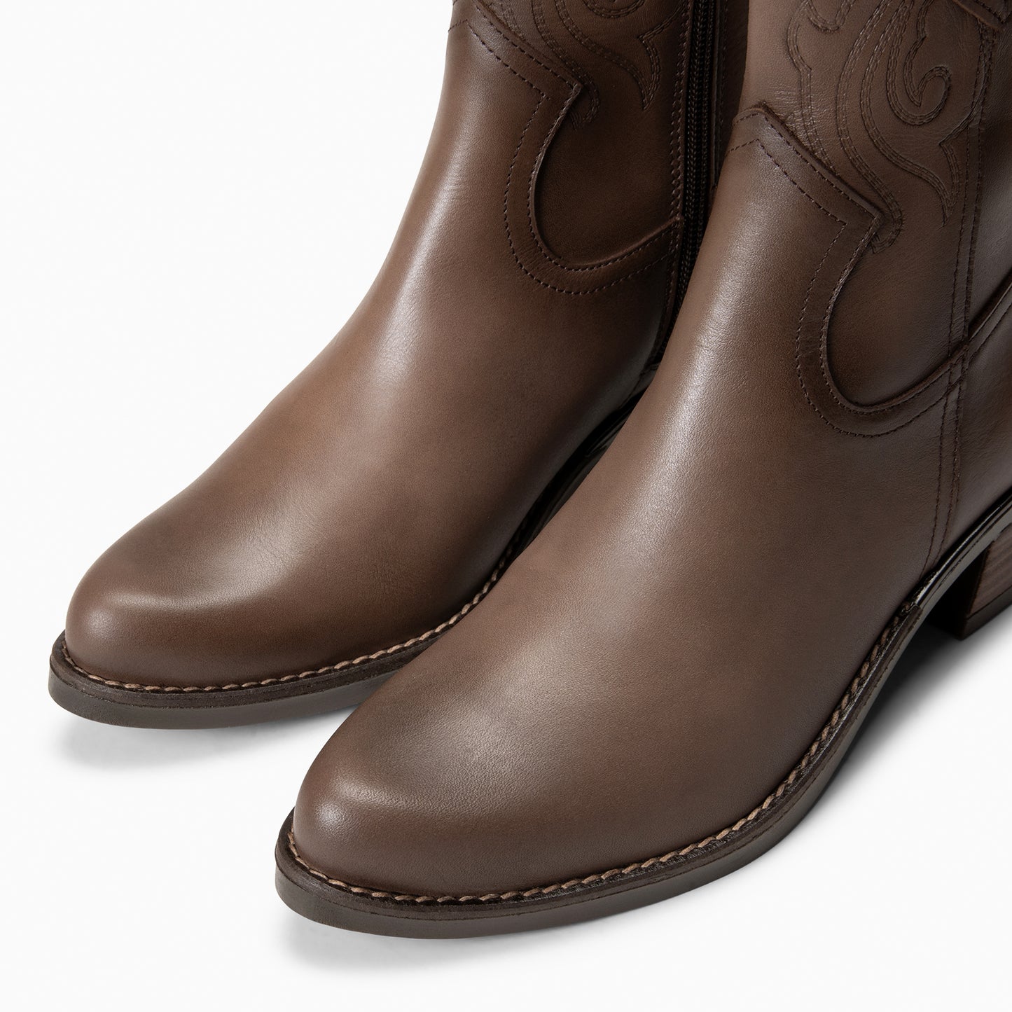 CRYRUS - Botines cowboy TAUPE