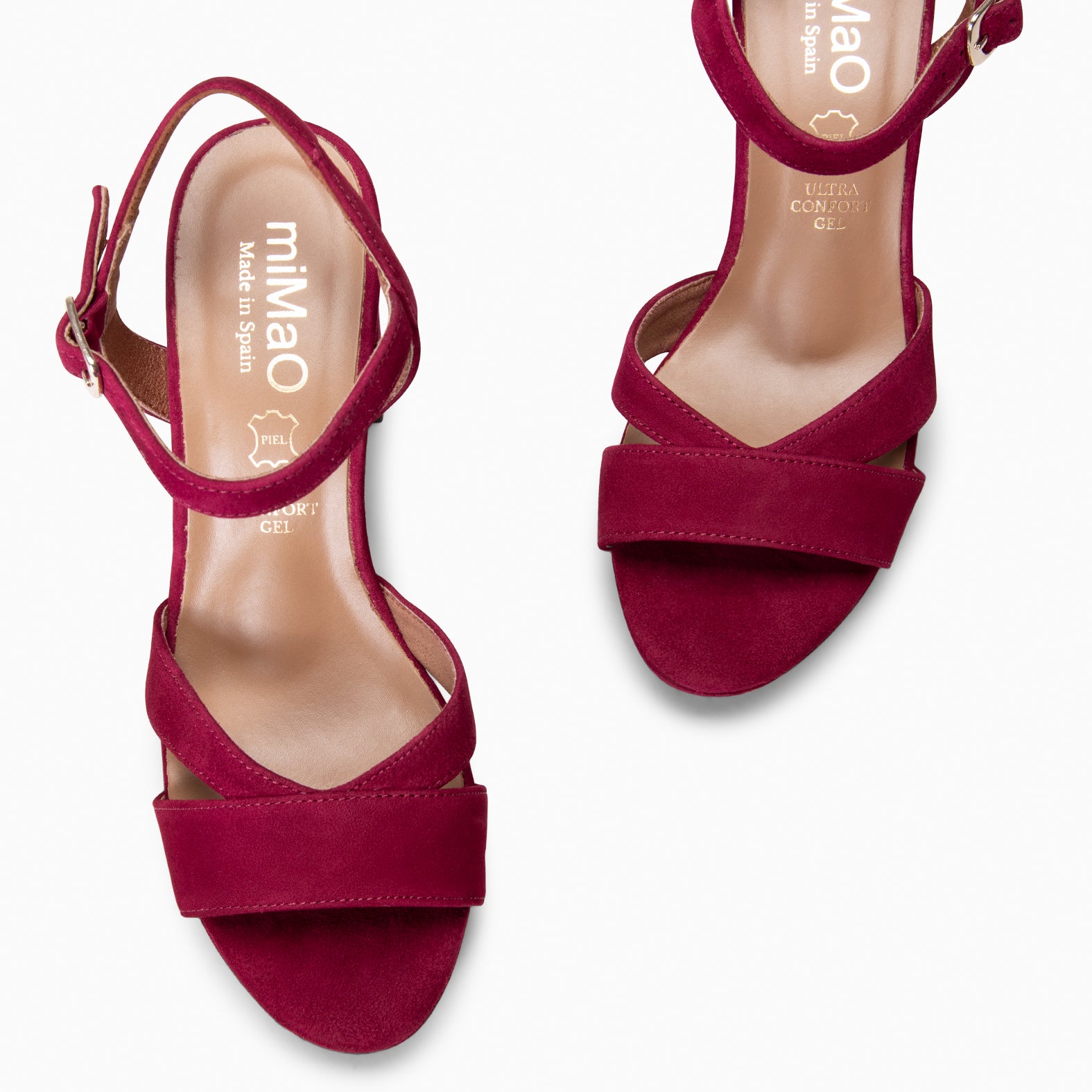 PARIS - Sandalias de fiesta con tacón alto y plataforma BURDEOS - miMaO ®