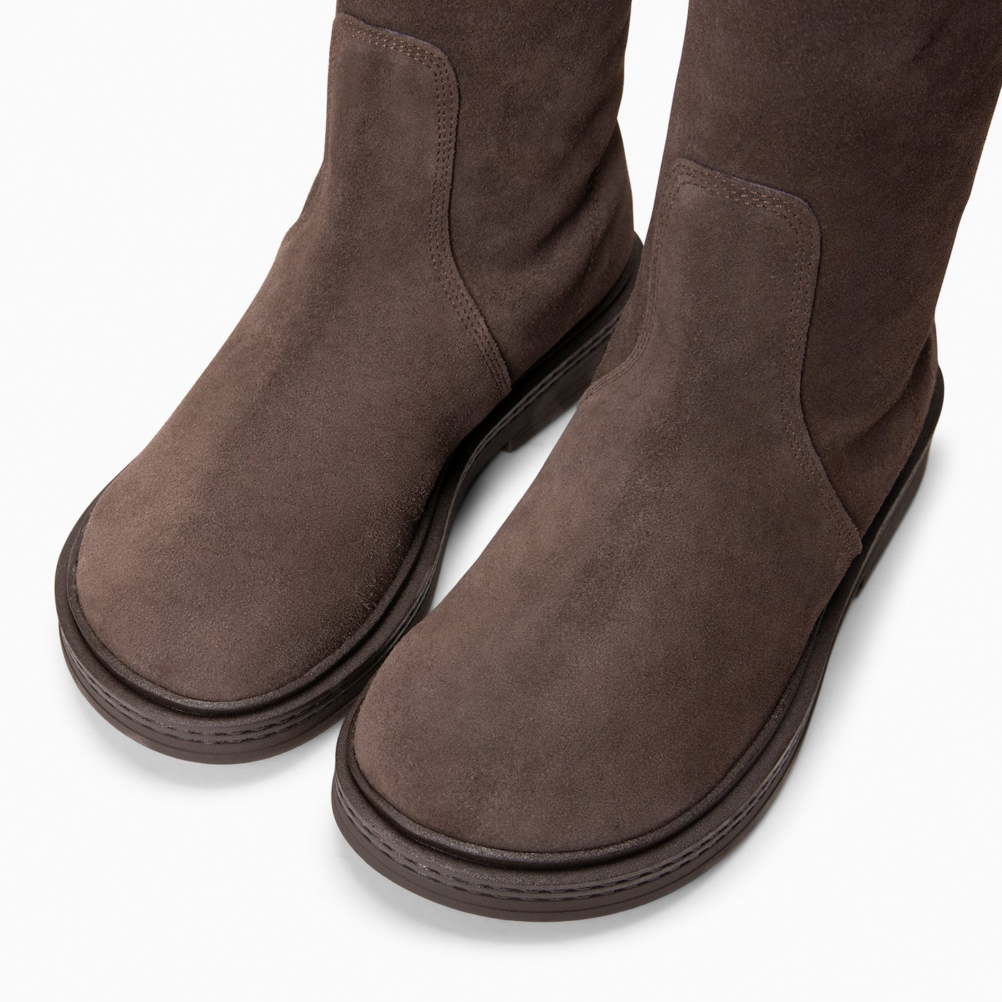 SNOW - Botines forrados de piel  MARRON