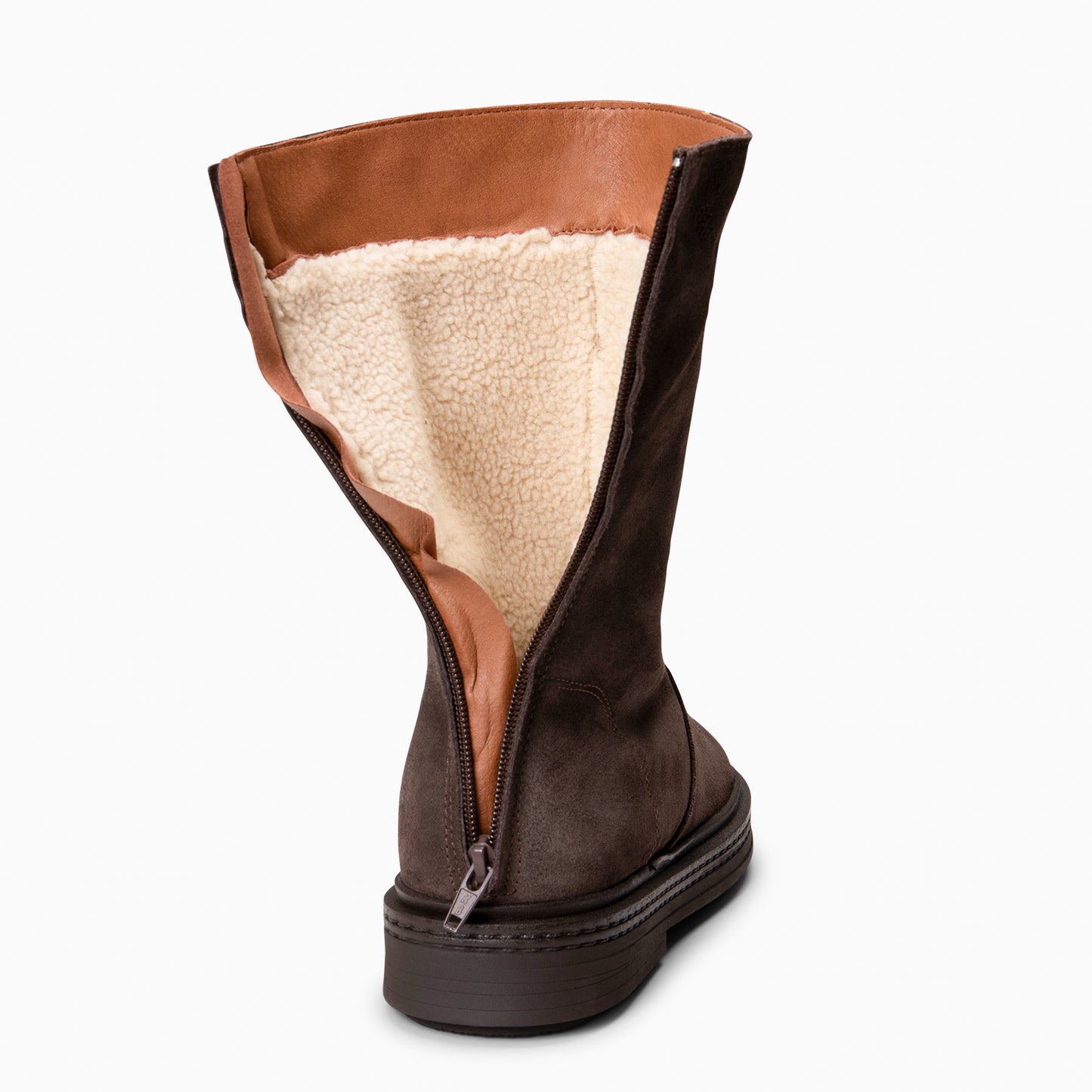 SNOW - Botines forrados de piel  MARRON