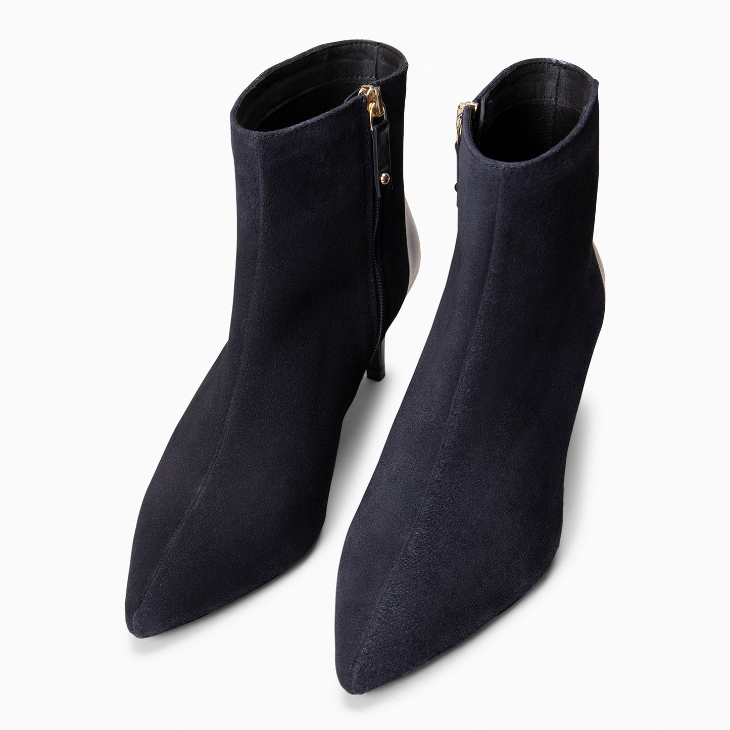 NIGHT - Botines elegantes de tacón fino MARINO