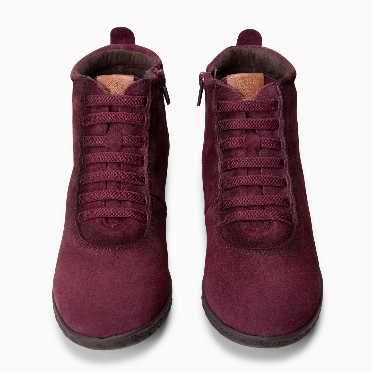 FLEXY - Zapatillas BURDEOS abotinadas