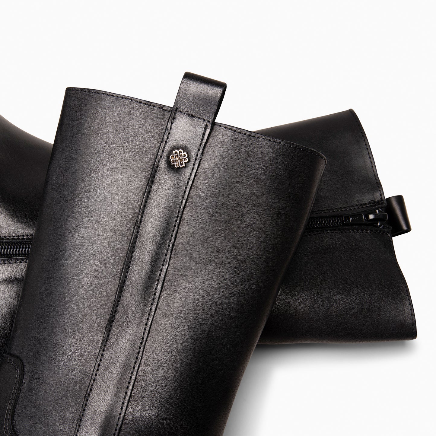 VENUS - Botines de caña alta NEGRO