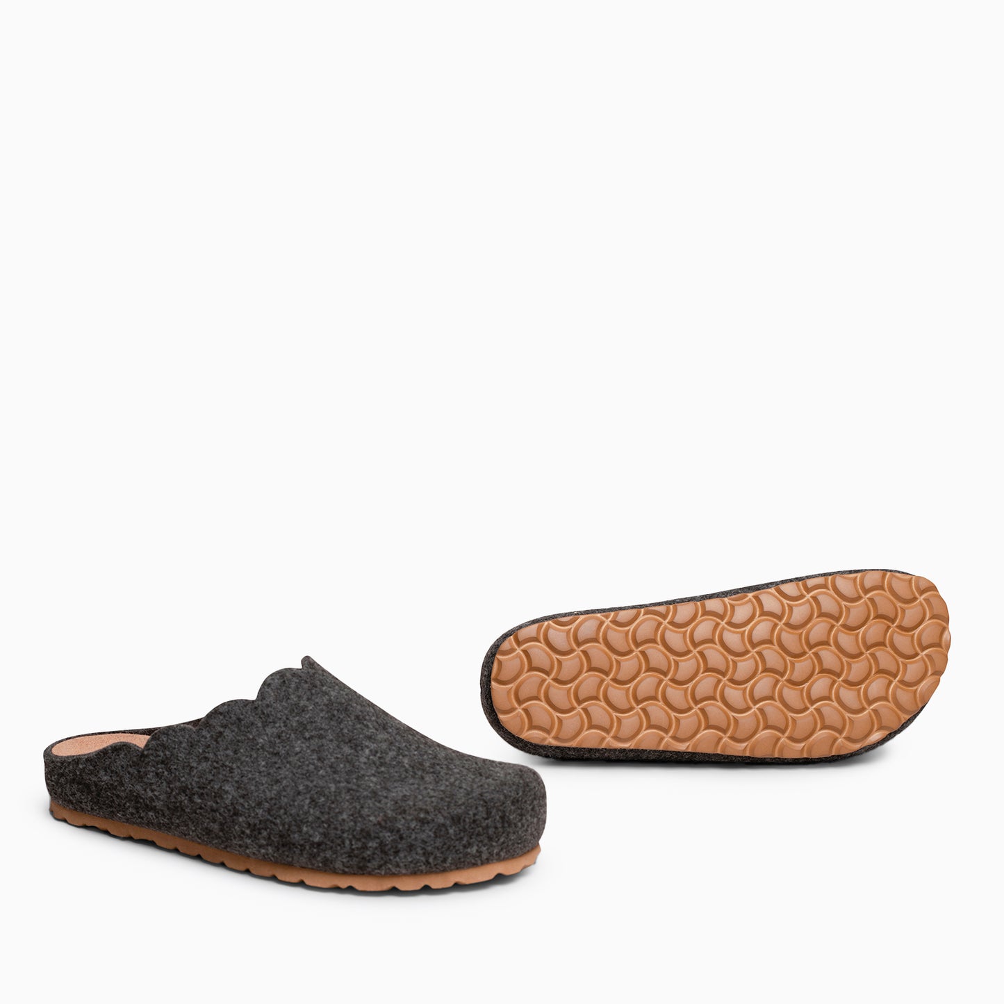 SWEET HOME - Zapatillas de estar por casa de mujer  GRIS OSCURO