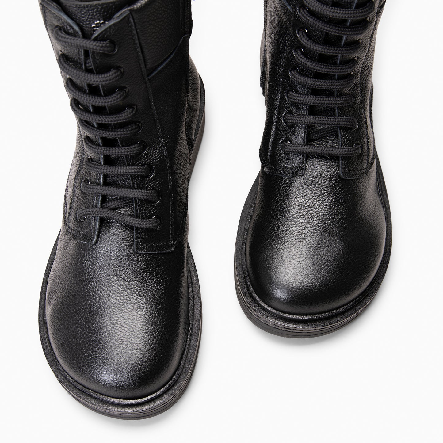 ALFA - Botines con cordones NEGRO