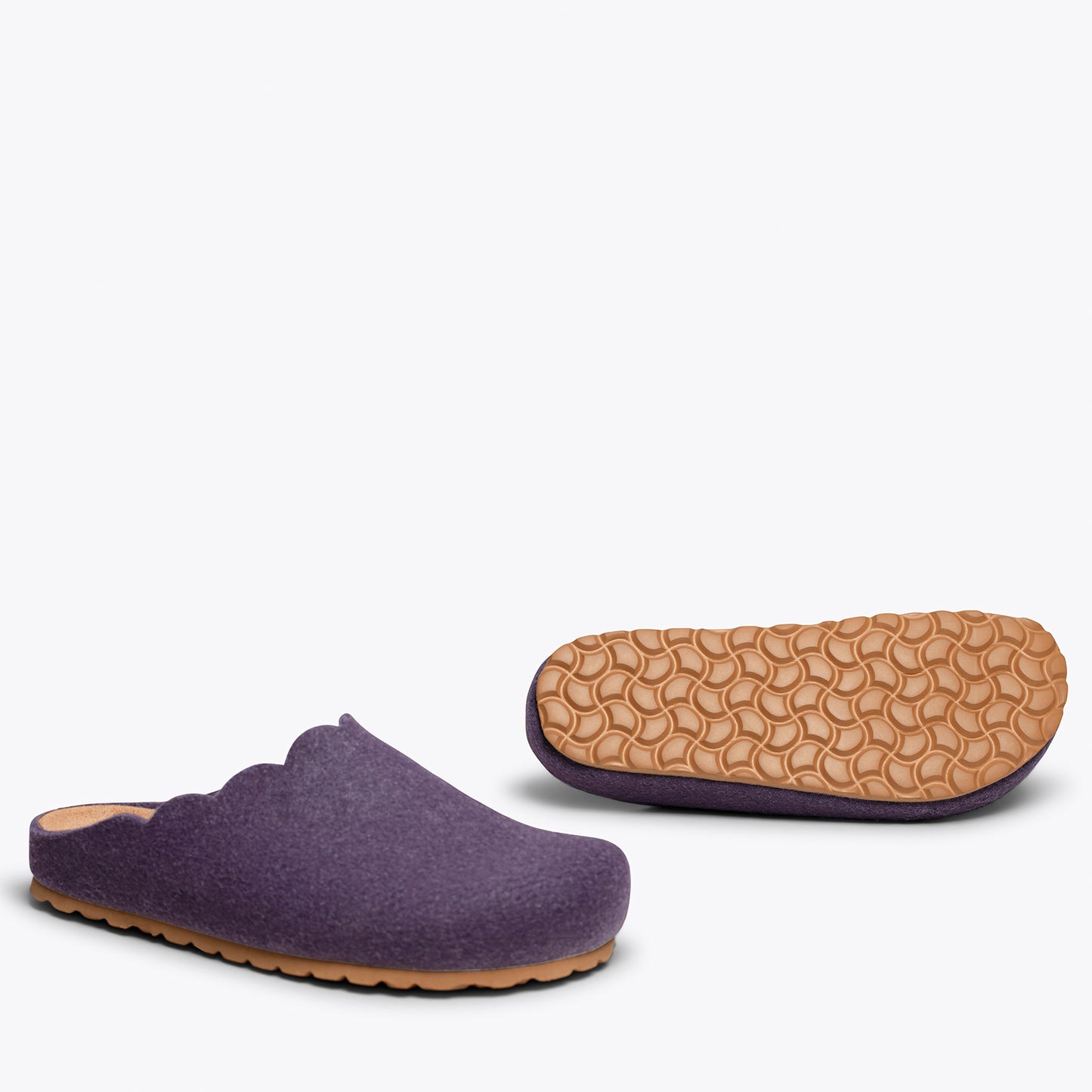 SWEET HOME - Zapatillas de estar por casa de mujer BERENJENA