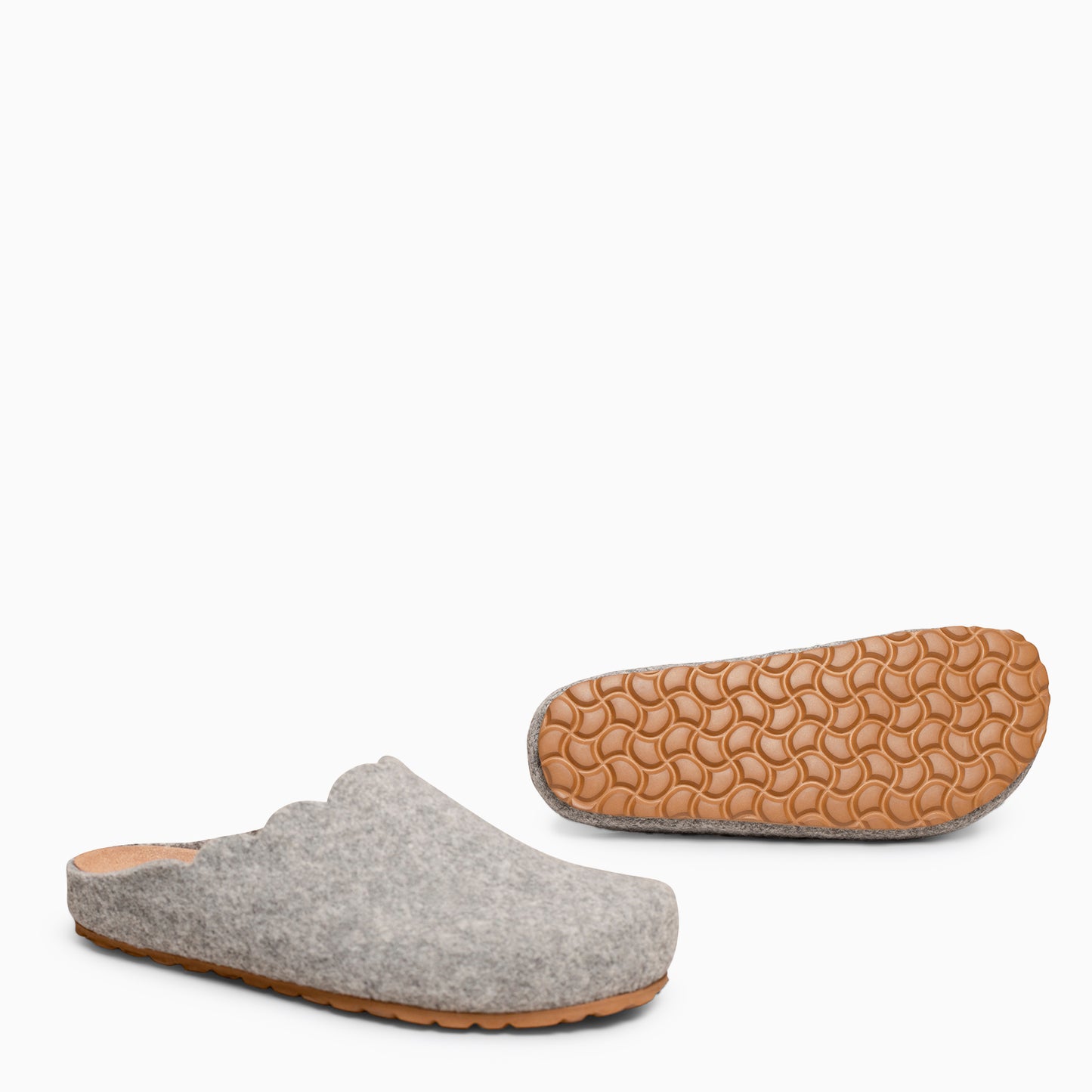 SWEET HOME - Zapatillas de estar por casa de mujer  GRIS CLARO