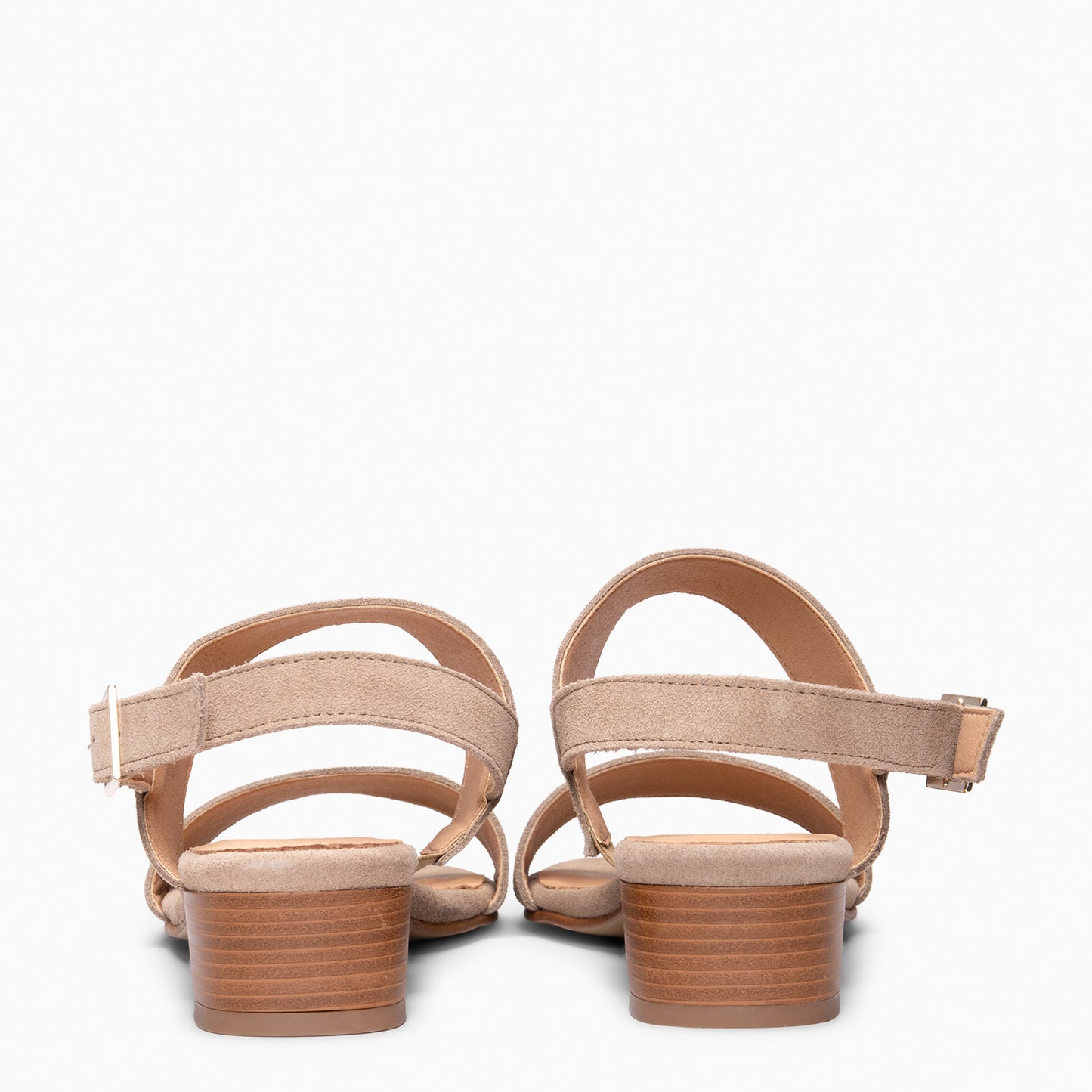 SIA - Sandalias de tacón ancho TAUPE