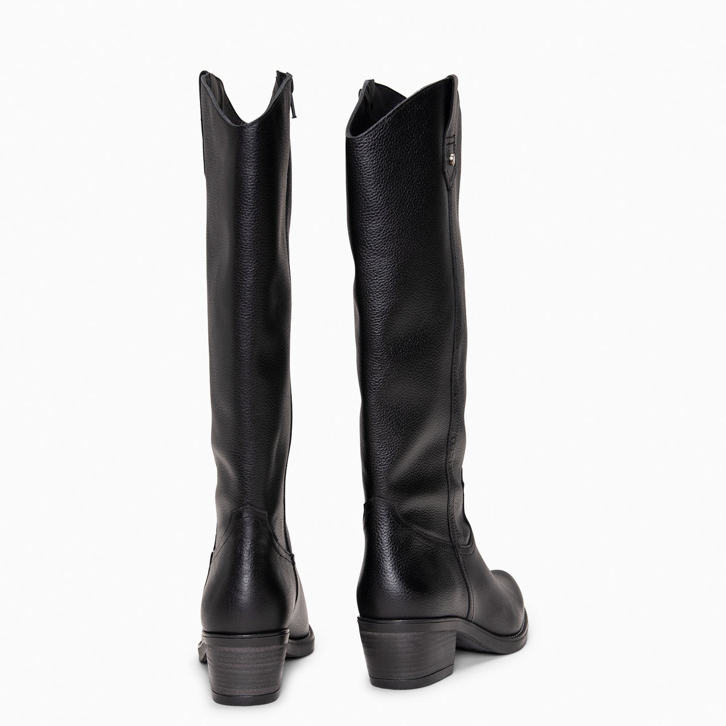 VALLEY - Botas altas de tacón NEGRO