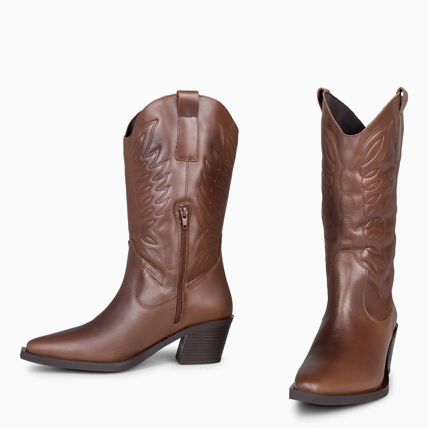 KANSAS - botas de Cowboy TAUPE