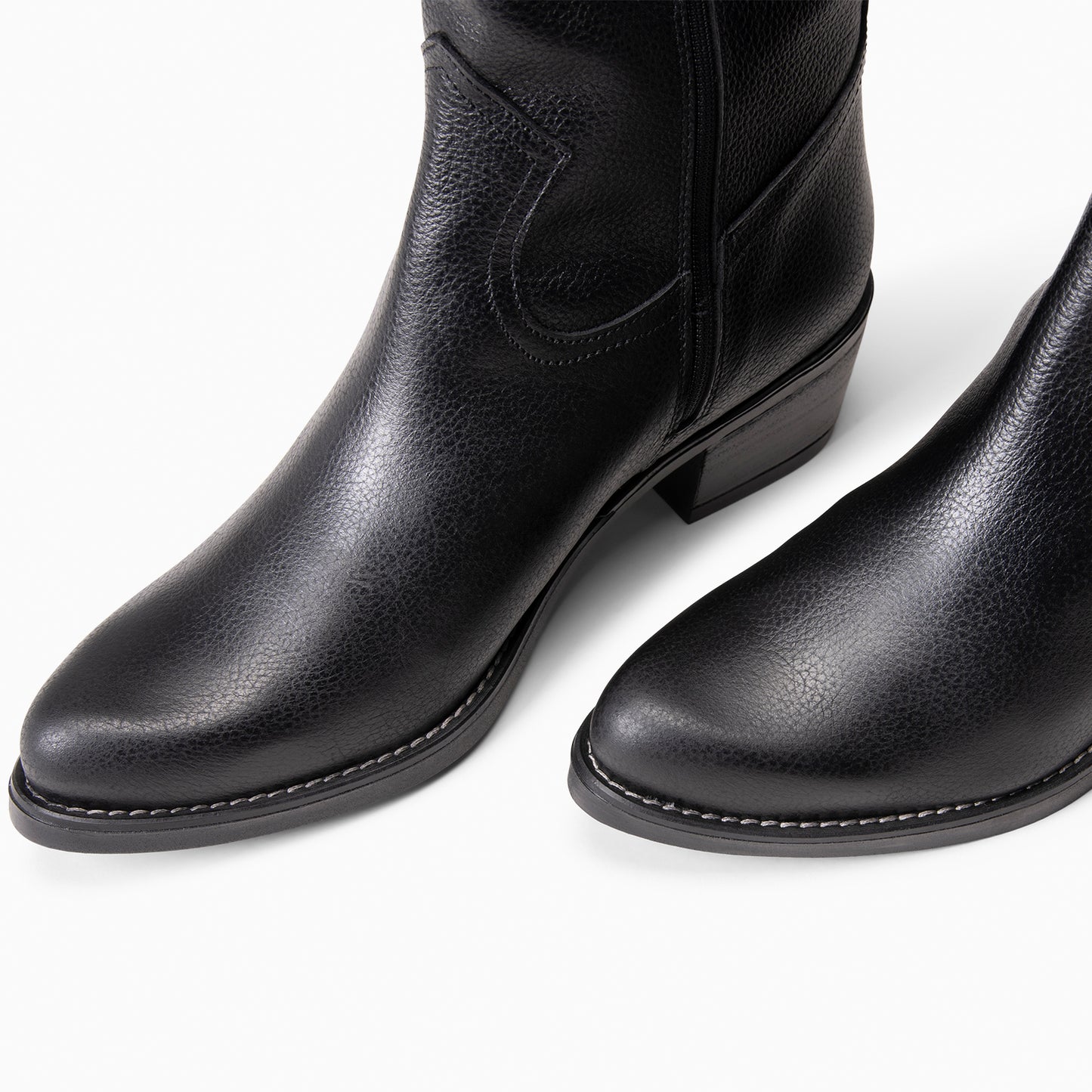 VALLEY - Botas altas de tacón NEGRO