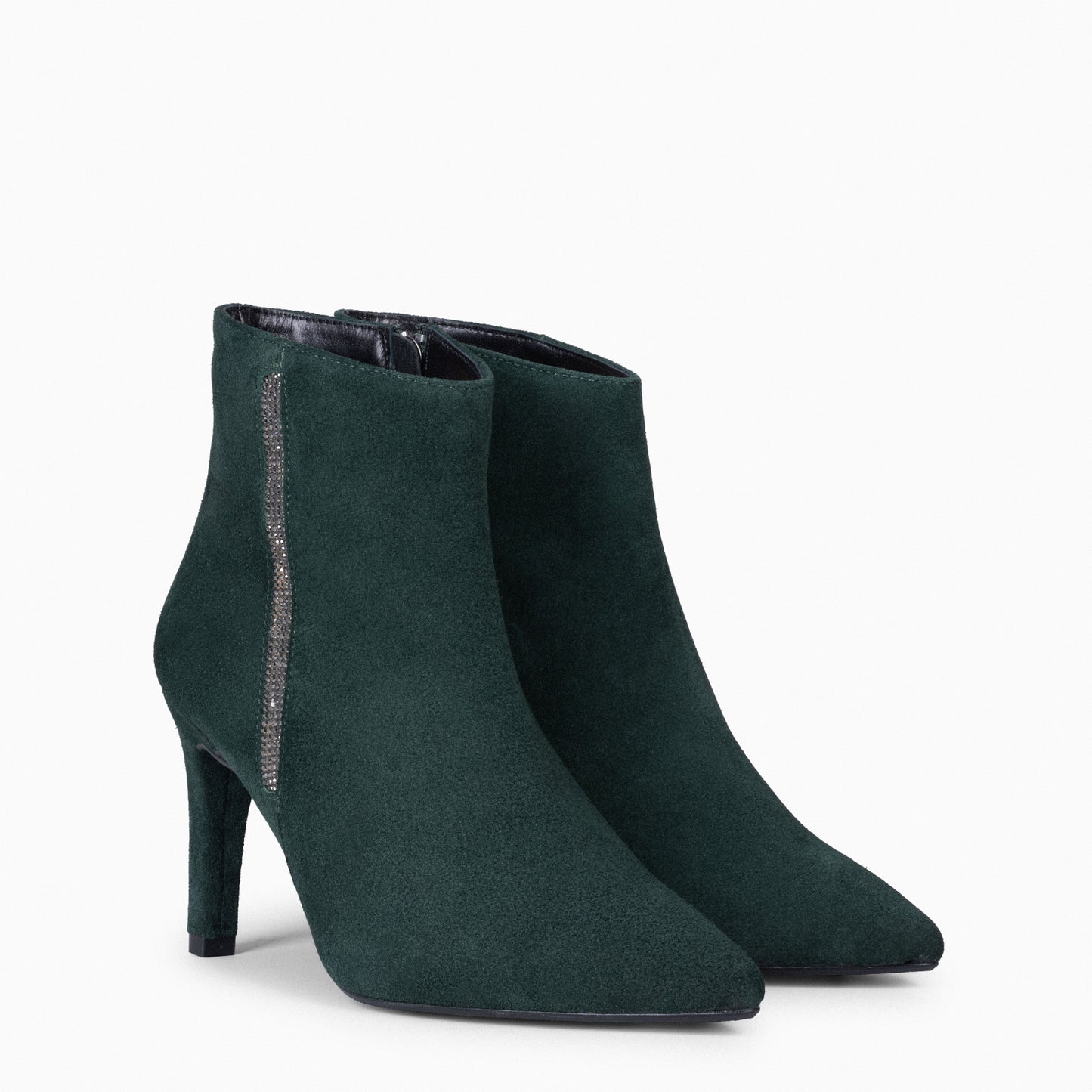 GLAM BOOTY - Bottines à talons fins VERT